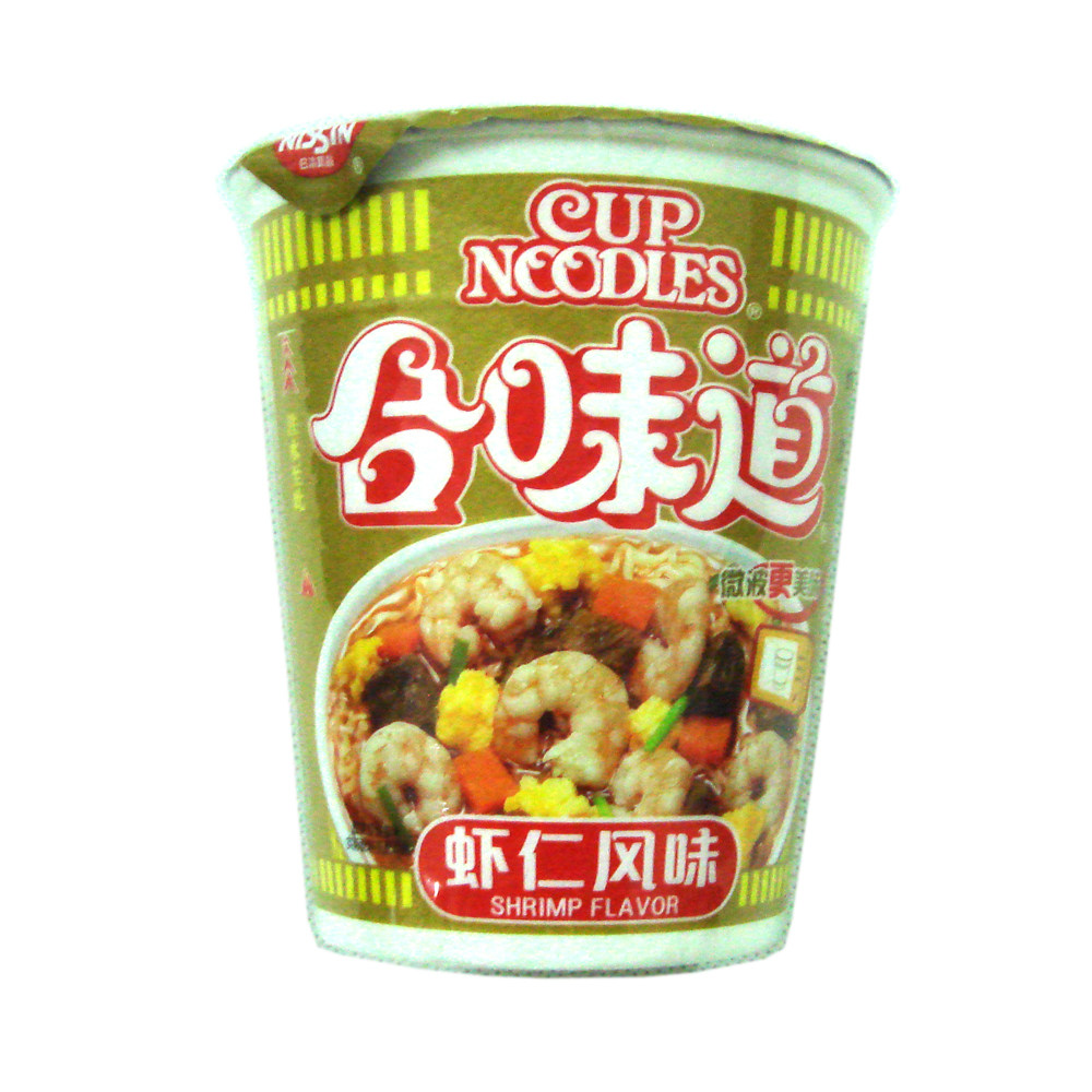 【天猫超市】日清泡面 合味道杯装面虾仁风味82g 速食方便面