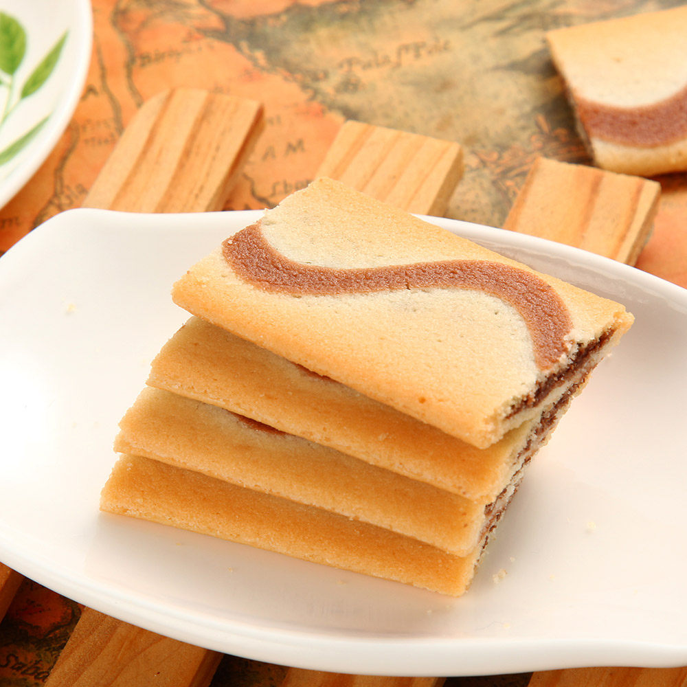 【天猫超市】日本进口 三立巧克力夹心薄脆饼干92.4g/盒 零食饼干