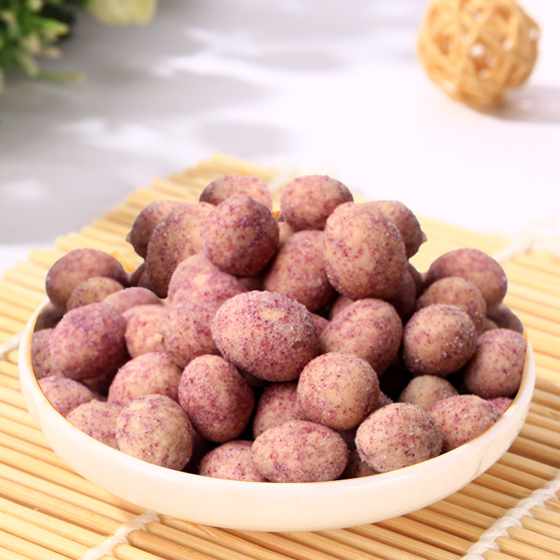 【天猫超市】 甘源紫薯味花生75g 坚果炒货特产 休闲零食小吃