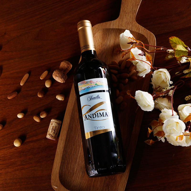 西班牙进口红酒6支装爱之湾dop级干红葡萄酒750ml*6瓶