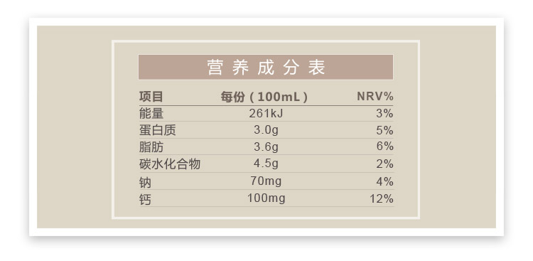 三元鲜牛奶配料表图片