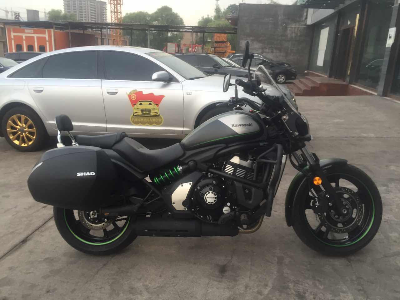 川崎s650 kawasaki 小火神vulcan边箱 边箱架 边包置物箱 夏德36l