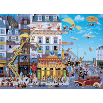 Wooden jigsaw puzzle toy 1000 pieces cartoon anime flying hero adult children wooden fun puzzle gift