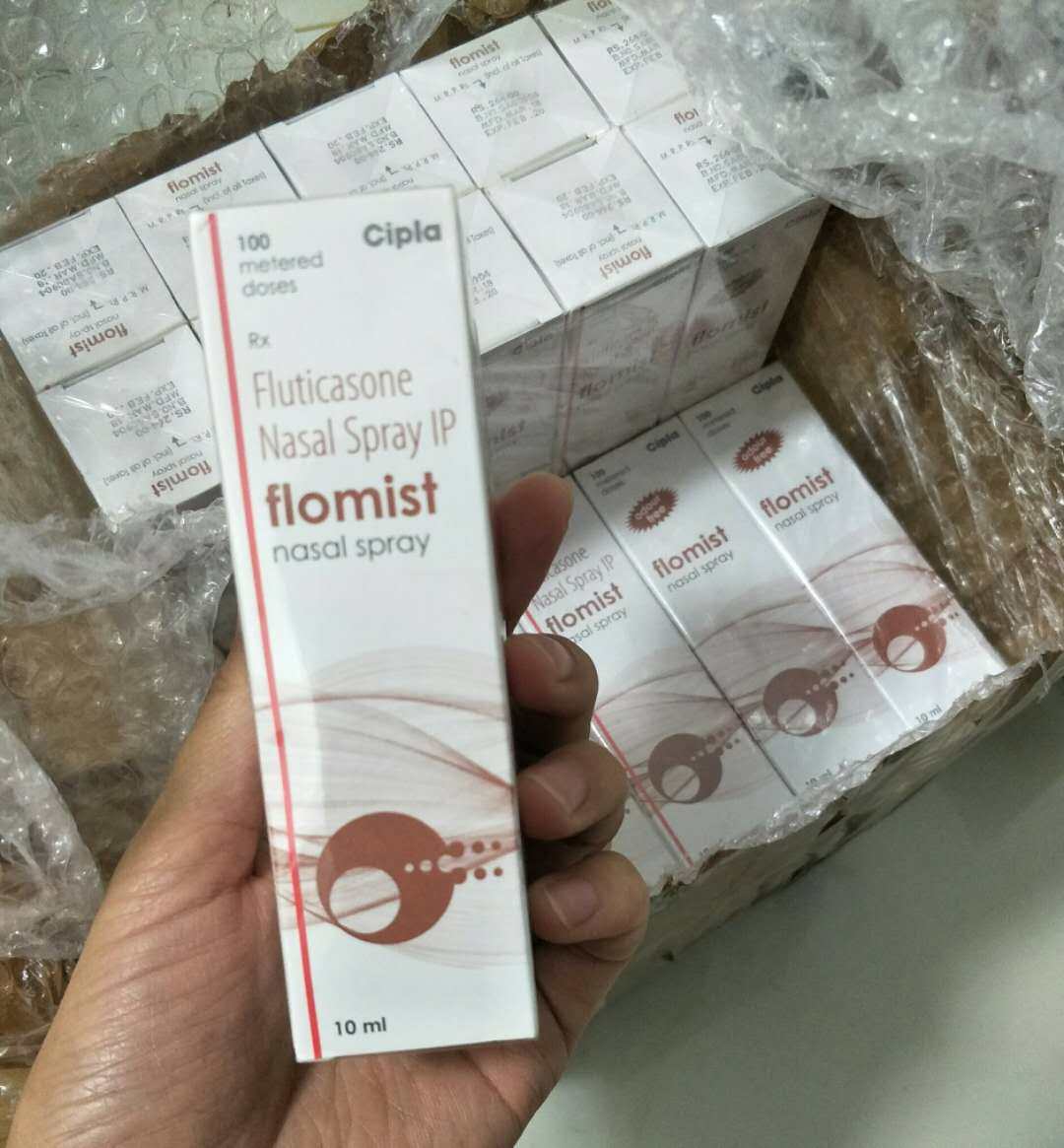 印度西普拉cipla flomist 10ml nasal spray鼻yan鼻涕打喷嚏喷雾