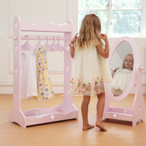 Toddler Clothing Store Showroom Mirror Kids Trial Mirror Baby Clothes Mirror Floor Minimalist Princess Mirror