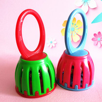 American gold baby cage Bell Orff instrument baby rattle environmental protection cage Bell early education music teaching aids