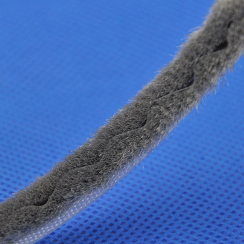 玻璃窗户密封条门窗隔音条塑钢窗防风铝合金窗挡风节能毛条卡槽式