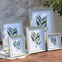 Lip printing resin creative simple wedding photo frame customized 7 inch 5 inch 6 10 16 inch A4A3 hanging wall photo frame setting