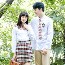 Teacher garden uniform Shirt Kindergarten suit Spring and autumn British university college style High school class uniform Young teacher uniform uniform