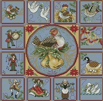 Cross Embroidery Source Christmas 12 days