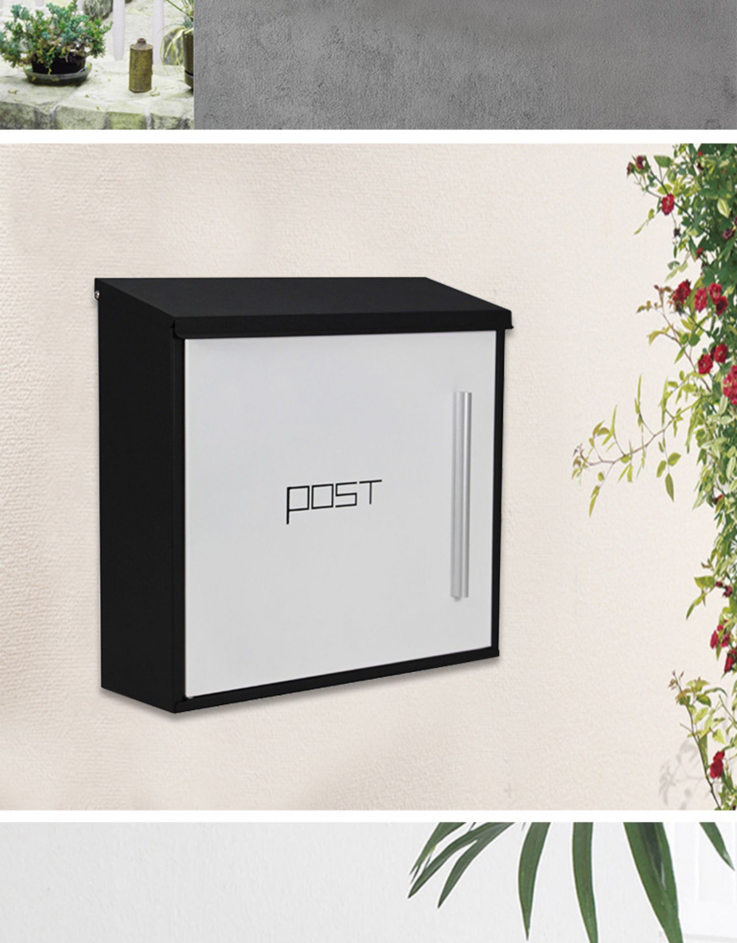 信报箱欧式现代别墅室外信箱大号意见箱户外信件箱创意不锈钢邮箱