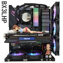 Creative Mini Computer Chassis Open All-Aluminum DIY Racket MATXITX Small Platform Game Water Cooled Desktop Chassis