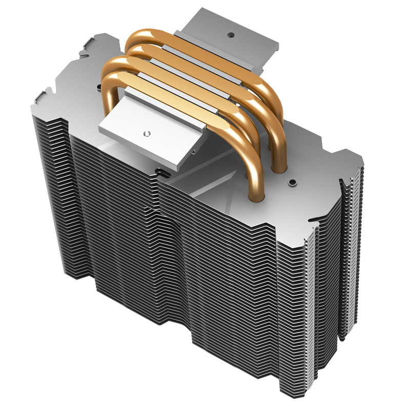 【正常发货】九州玄冰400cpu散热器4热管桌上型电脑115x静音风扇am4