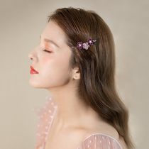 Zhang hairclip edge clamp girl flowers frog kou hairclip sen xi fairy issuing cute ding jia bangs headdress