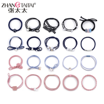 Leather band female tie head Net red ins forest leather case high elastic rubber band Hairband Korean version cute simple head rope women