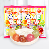 Japan imported ribon ribon lollipop Cola Fruit strawberry flavor Net Red childrens snacks Candy Candy Candy