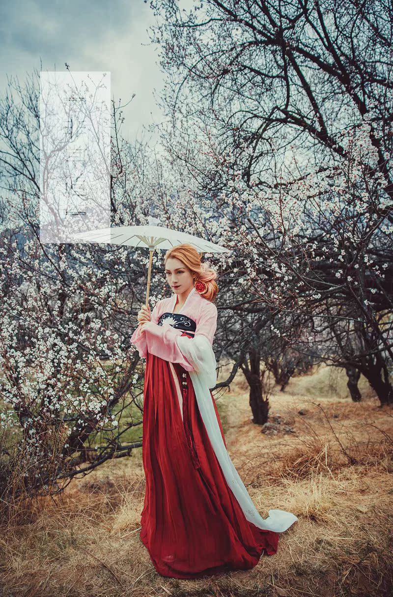 『非常道』 汉服春秋女装 对襟衫裙套 尾单定制 【醉红妆】