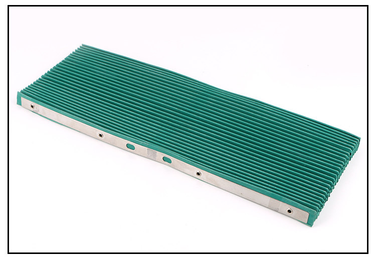 炮塔铣床配件橡胶风琴板保护胶皮防铁渣夹线厚挡屑机床防护罩挡板