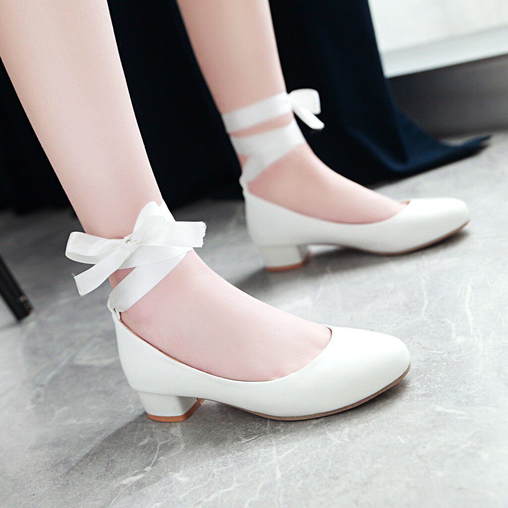 2018春秋新款女童单鞋女孩儿童皮鞋8白色9小学生公主10高跟鞋12岁