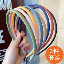 Hair band female net red face hair band headband spring 2021 new bundle summer pressure hair band tooth broken hair summer hair card