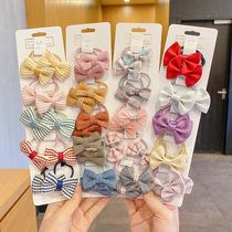 Small bow Hairband head rope childrens Rubber Band female tie head cute little Tweetie baby hair rope little girl headdress