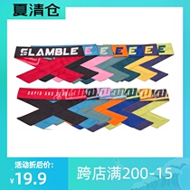 SLAMBLE sports quick-drying double-sided headband sweat-absorbing sweat-proof basketball fitness sports elastic hairband mens and womens sweat towel