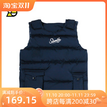 SLAMBLE thick tactical cotton vest leisure sportswear male tide windproof warm cotton velvet in winter