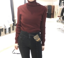 No. 3002-2888 autumn fashion turtleneck coat womens row single 7 days do not return Dier