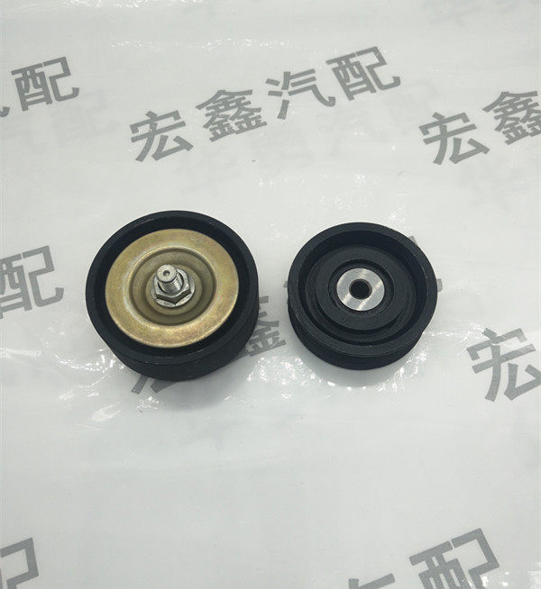 夏利配件 n5 发电机涨紧轮空调皮带涨紧器惰轮n5三缸 空调轮4ga1
