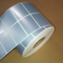 Cashiers adhesive label paper 40X30 PET silver color barcode printing paper GT800 matte silver sticker hot pin