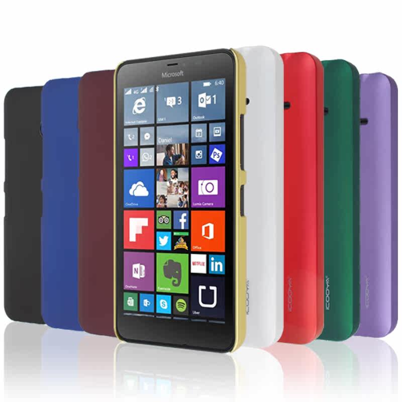 icooya磨砂诺基亚640xl手机壳lumia 640xl手机套保护套后盖外壳