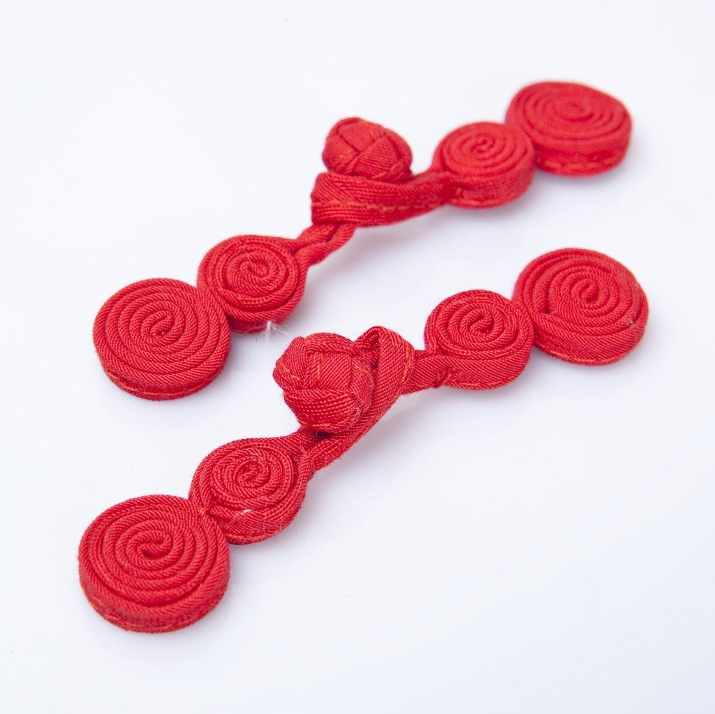 丹凤创意:手工盘扣唐装扣旗袍扣纽扣葫芦盘扣二饼扣(七色入)