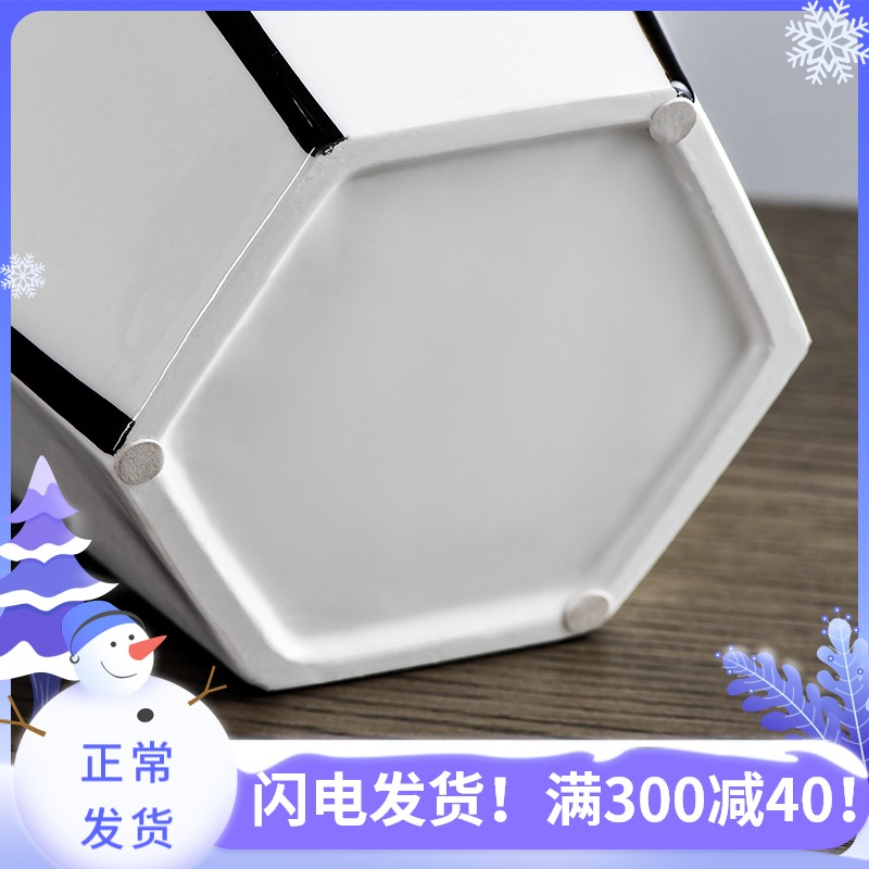 Painting cube storage tank ceramics from boreal Europe style is contracted sitting room place dry flower vases, modern home decoration