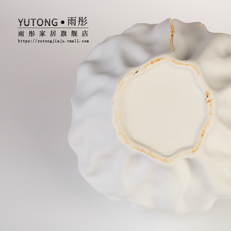 Jingdezhen porcelain vases, ceramic light key-2 luxury furnishing articles wind gold - plated porcelain of modern Chinese style is contracted household ornaments