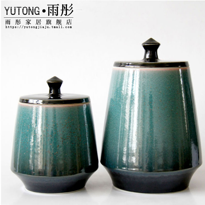 Jingdezhen ceramic checking caddy fixings ceramic pot receives a clay pot - storage POTS and POTS furnishing articles