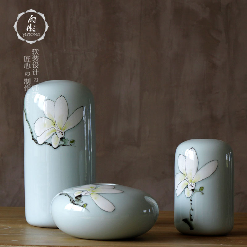 Jingdezhen modern Chinese hand - made ceramic vase lily between example household act the role ofing is tasted decorative porcelain furnishing articles