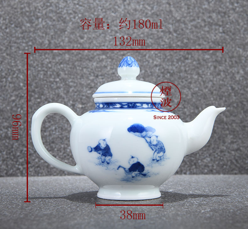 Jingdezhen ancient jun made baby play lesser RuanDingRong officer hat pot teapot CiHu lesser model