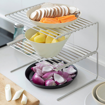 Day-style brief about 304 stainless steel shelve can be superimposed table top bowl tray containing frame Kitchen Pool Drain rack 2