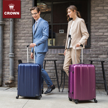 CROWN Crown trolley case Universal wheel suitcase Light suitcase CROWN hard case Boarding case 5088