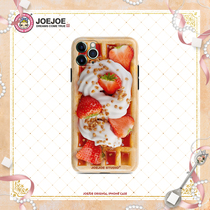 JoeJoe Original Cream Strawberry Phone Shell 11 Applicable XR Apple iphone12 Pro Max cute female XS
