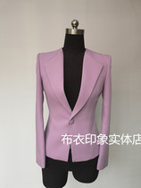 Commoner impression Tailor-made female host photogenic announcer art candidate interview small suit QB879