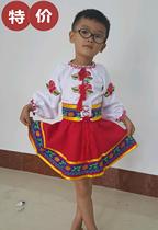 Custom childrens Ukrainian Russian dance national costumes Students Kindergarten modern stage performance costume set