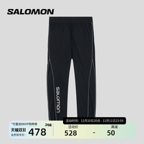 salomon Slim Pants Running Pants High Stretch Nylon Comfort Leggings for Men and Women