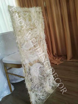 Outdoor Wedding Chair Back Decoration Banquet Chair Decoration Wedding Prop Wedding items Props Chair Cover 10