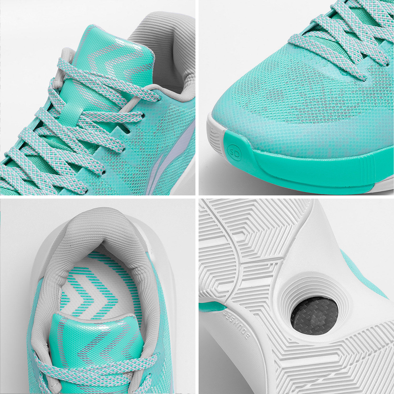 李宁闪击3低帮篮球鞋薄荷cba赞助款减震碳板运动鞋3m反光abap127