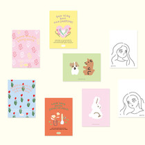 (Smore spot) Korea greenyeveryday series of postcards suit spring day fresh