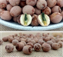 Honghu lotus seed dry powder glutinous red skin core selection medium granule Hubei specialty 500 grams 3 pieces