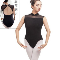 Tang dress collar ballet practice suit Female adult aerial yoga self-cultivation body base training suit Art examination one-piece dance suit