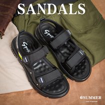 Sandals men 2021 summer new fashion Youth Tide Beach Vietnamese shoes casual outside wear sandals sandals men
