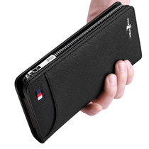 Emperor Paul Mens Wallet Polo Card Top Buffalo Pizipper Multifunctional Long Pin Clip